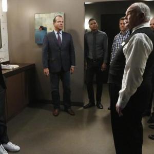 Still of Anthony Anderson Jesse Burch Richard Riehle Joel Spence and Raja Deka in Blackish 2014