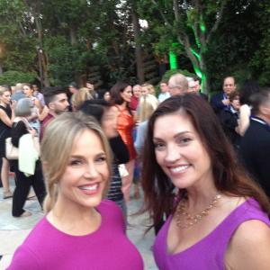 Hallmark Channel Press Event  red carpet 2015 with actress Julie Benz and actress Dori Rosenthal