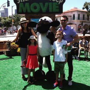Premiere of Shaun The Sheep Movie at Westwood Ca Actress Dori Rosenthal Actor Anthony Crivello