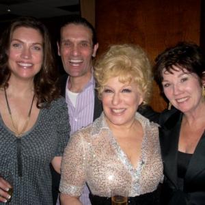 Closing Night of The ShowGirl Must Go On at Ceasars Palace with Bette Midler Brenna McDonough Anthony Crivello and Dori Rosenthal