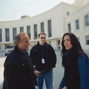 Jennifer Connelly, Avi Arad and Kevin Feige in Hulk (2003)