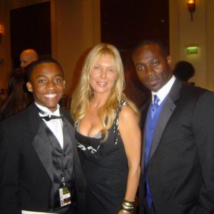Wilbert Berthaud Jr, Deborah Kara Unger, Emanuel Ward at AOF Awards 2010
