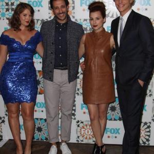 Kether Donohue Desmin Borges Aya Cash and Chris Geere attend the Fox Summer TCA AllStar Party at Soho House