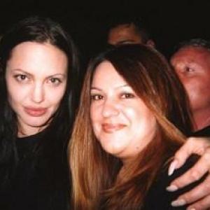 Angelina Jolie and Producer Melinda Esquibel Tomb Raider Premiere
