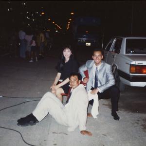 Dodo Cheng Vincent Lyn and Simon Yam without a doubt the most prolific Hong Kong film star with 125 films to his credit Here we are on the set of Tiger Cage