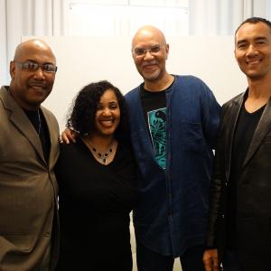 Museum of the Moving Image in Astoria Queens Here with TV host of MJ Connection Anita Bailey Robert Samuels and DirectorProducer Warrington Hudlin