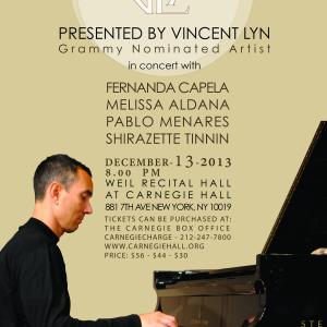 Vincent Lyn 2nd Carnegie Hall Concert. December 13th, 2013. Once again sold out performance