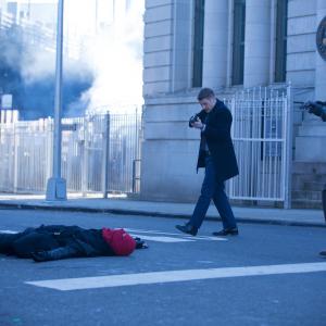 Still of Donal Logue and Ben McKenzie in Gotham 2014