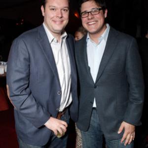 Michael Gladis and Rich Sommer at event of 127 valandos (2010)