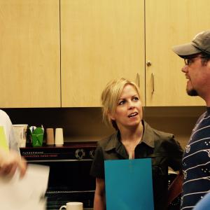 Stephanie Little as Susan with Chris Pauley and writerdirector Matt Duggan in NSFW