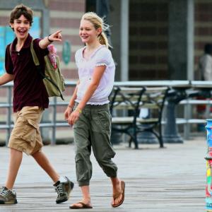 JEREMY FINK AND THE MEANING OF LIFE On set in Coney Island with Ryan Simpkins and Max Beer