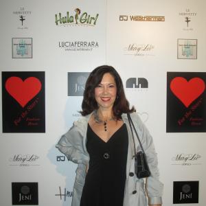 Linda Sans at L.A. Fashion Week event.