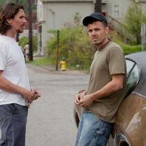 Still of Christian Bale and Casey Affleck in Out of the Furnace (2013)
