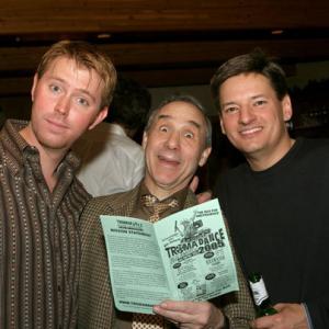 Sean Covel, Lloyd Kaufman and Ted Sarandos 2005 Sundance Film Festival - NY State Film Commission Party - January 27, 2005