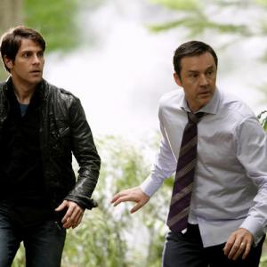 Still of Currie Graham and David Giuntoli in Grimm (2011)
