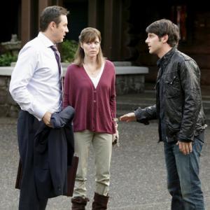 Still of Currie Graham David Giuntoli and Jodie Harwood in Grimm 2011