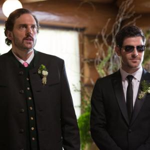 Still of Silas Weir Mitchell and David Giuntoli in Grimm (2011)