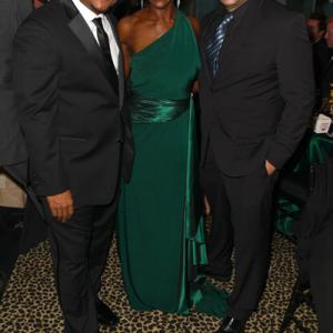 IronE Singleton Jeryl Prescott and Juan Pareja attend the AMCSundance Afterparty 68th Annual Golden Globe Awards Beverly Hills
