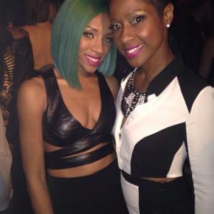 With Lil Mama at our CrazySexyCool The TLC Story after party Oct 15 2013 in NYC