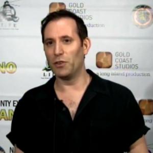 Producer Dan Parilis interviewed on the red carpet at the LIIFE premiere screening of 