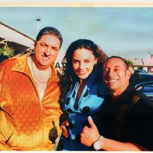 vince krista and steven on the set of shut up and kiss me