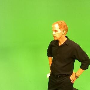 On the Green Screen set at YouTubeSpaceLA