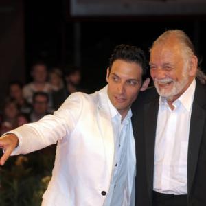 Stefano DiMatteo and George A. Romero on the Red Carpet at the 66th Venice Film Festival for the World Premiere of Survival of the Dead.