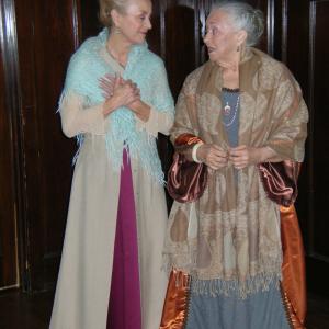 Still from Mary with Willow Hale as Eliza Van Lew and Anne Perrah as Elizabeth Van Lew