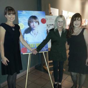 Fragile World premiere at Laemmele 7 in Pasadena. Willow with director/writer Sandy Boikin and producer Lisa Boore Lambert