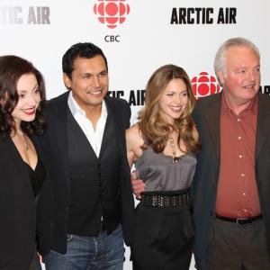 Adam Beach Kevin McNulty and Pascale Hutton in Arctic Air 2012