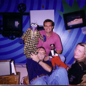 Directing the very talented MUPPETS Gonzo  Rizzo  Dave Goelz  Steve Whitmire 