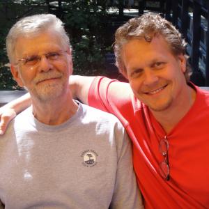 Famed Acting Coach, Eric Morris with David McNulty in Lake Arrowhead