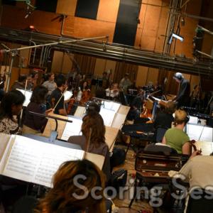 Ice Age: A Mammoth Christmas scoring session 20th Century Fox Newman Stage