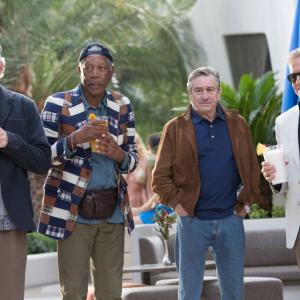Still of Robert De Niro, Michael Douglas, Morgan Freeman and Kevin Kline in Paskutini karta Las Vegase (2013)
