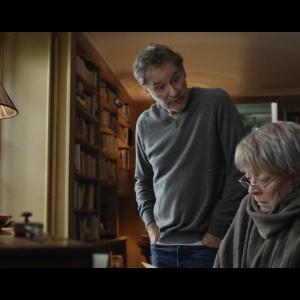 Still of Kevin Kline and Maggie Smith in My Old Lady 2014
