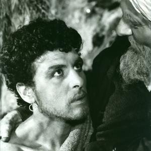 Actor Apostol Karamitev left portraying Ferchart in the movie Legena o Lasce 1957