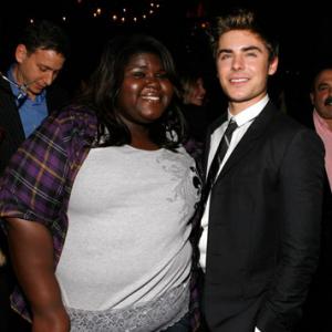 Zac Efron and Gabourey Sidibe at event of Me and Orson Welles 2008