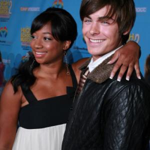 Monique Coleman and Zac Efron at event of High School Musical 2 2007
