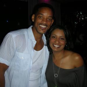 Tammi Mac and Will Smith @ Will and Jada's skate party.