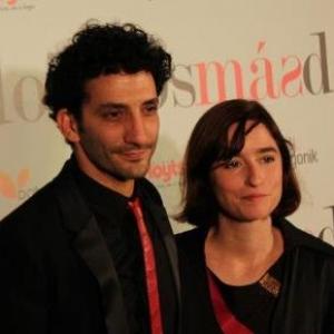 Juan Minujin and Laura de la Vega (his wife)
