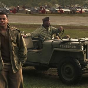 Tristan Wildsleft  James Weston II right in the movie Red Tails
