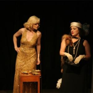 Yvonne Sayers as Mae West and Eileen Glenn as Texas Guinan in Courting Mae West