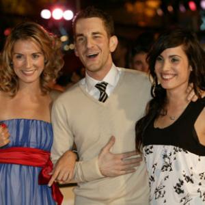Natalie Lisinska, Aaron Abrams and Carly Pope at the opening night gala of The Toronto International Film Festival.