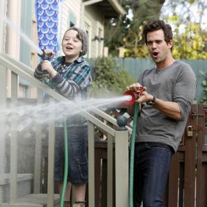 Still of David Walton and Benjamin Stockham in About a Boy 2014