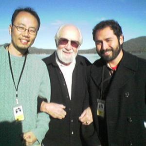 Insung Hwang, Bill Fraker, Eli Kaufman at the 2005 Big Bear Lake Film Festival.
