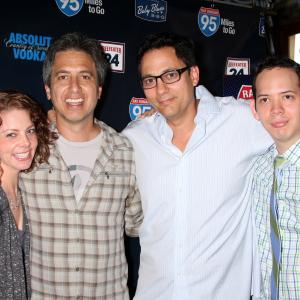 Liesel Kopp Ray Romano Tom Caltabiano Roger Lay Jr at DVD release event for 95 Miles to Go