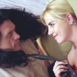 Tommy Wiseau and Juliette Danielle in The Room 2003