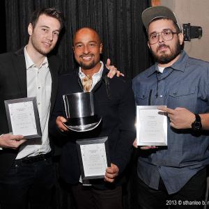 Choreographer Chuck Maldonado after being awarded Best Feature Film for his work on Step Up Revolution