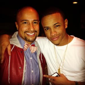 Choreographer Chuck Maldonado and Actor Tequan Richmond at their after party for House Party 5 Tonights The Night