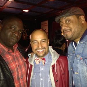 Artistic Director/Choreographer Chuck Maldonado and Actors/Comedians Gary Anthony Williams and Cedric Yarborough at the House Party 5 